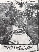 Albrecht Durer Cardinal Albrecht of Bran-Denburg in portrait Spain oil painting artist